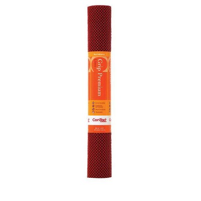Con-Tact Grip Premium 4 ft. L X 20 in. W Red Non-Adhesive Shelf Liner