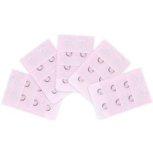INSPIRE CHIC Women's Hooks Strap Adapter Underwear Bra Extender 3 Rows 2 Hooks - 1 of 4