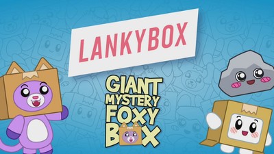 Lankybox Giant Foxy Mystery Box with Surprises New 2023