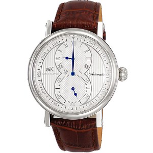 Adee Kaye Men's Mondo Silver Dial Watch - AK5665-MSV - 1 of 1