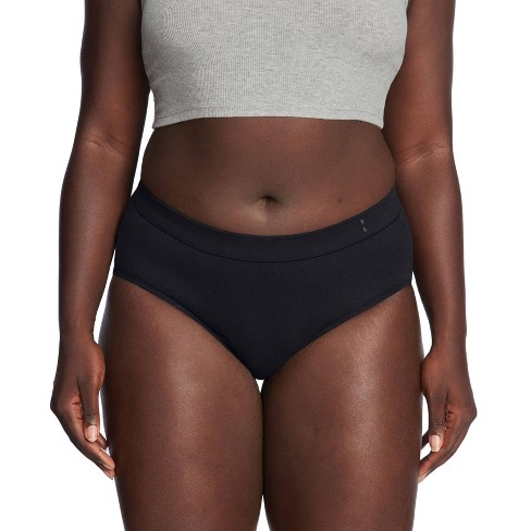 Thinx For All Period Underwear Super Absorbency Black Briefs