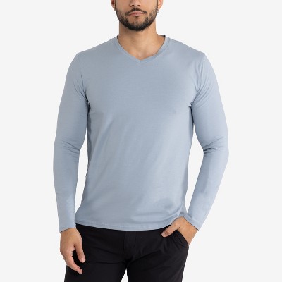 X RAY Men's V-Neck & Henley Long Sleeve T-Shirt