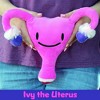 Attatoy Plush Uterus - Ivy The Uterus - Stuffed Toy 12in After Surgery Pal, Hysterectomy, Endometriosis, Fallopian Tubes, Ovaries; Gynecologist Gift - 2 of 4