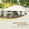 Aghana Digitals Cream White Replacement Gazebo Canopy Roof for 84C-116 Series 10'x13' - UV30+ PA - 3 of 4