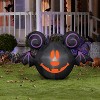 Gemmy Airblown Inflatable Mickey Mouse as Jack O' Lantern Bat, 3 ft Tall, Black - 2 of 4