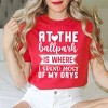 Simply Sage Market Women's At The Ballpark Short Sleeve Garment Dyed Tee - 2 of 4