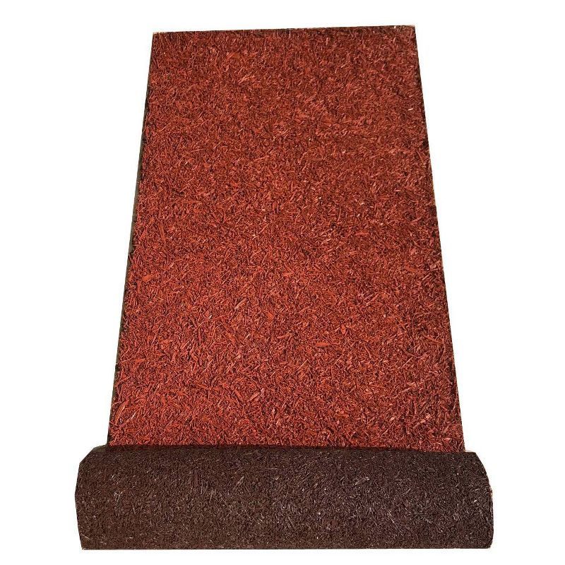 Reversible Rubber Mulch Landscaping Mat Red/Brown - Backyard Expressions, 3 of 7