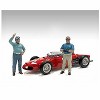 "Racing Legends" 50's Set of 2 Diecast Figures for 1/43 Scale Models by American Diorama - 2 of 4