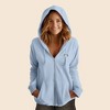 Dalix Cappuccino Embroidered Fleece Zip Hoodie Cold Fall Winter Women - 2 of 4