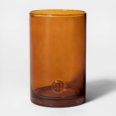 amber candle holder