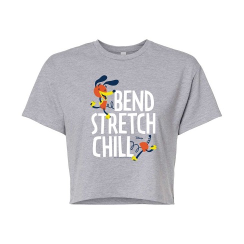 Women's - Disney - Slinky Dog Bend Stretch Chill Cropped Graphic T-Shirt - image 1 of 4