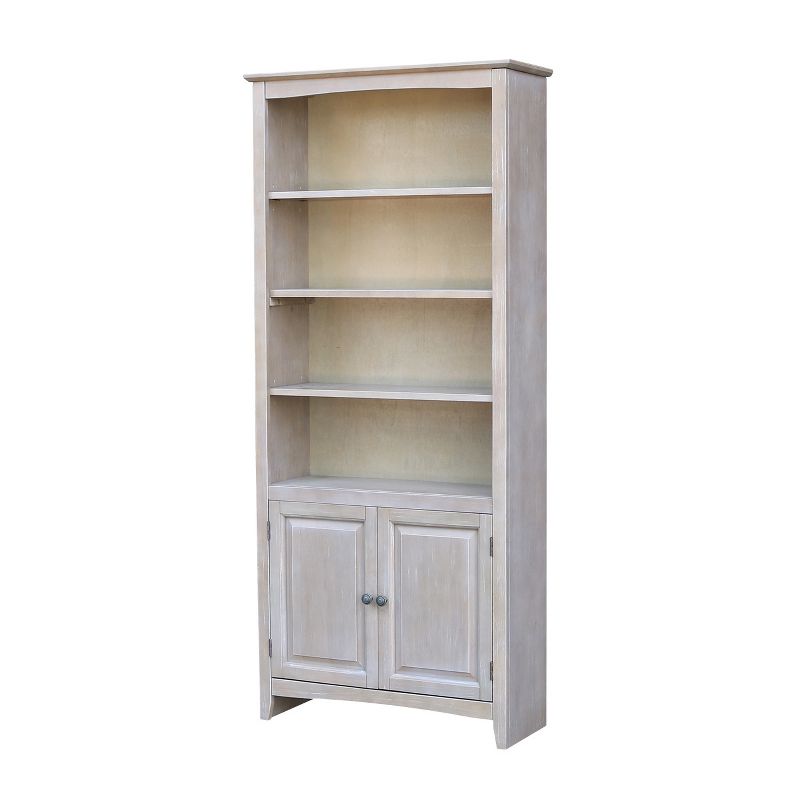 72" Shaker Bookcase with Two Lower Doors - International Concepts, 1 of 12