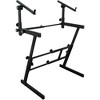 On-Stage Folding Heavy-Duty Dual-Tier Z Stand Level 2  190839749079 - 4 of 4