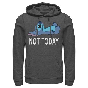 Men's Lilo & Stitch Not Today Pull Over Hoodie - 1 of 4
