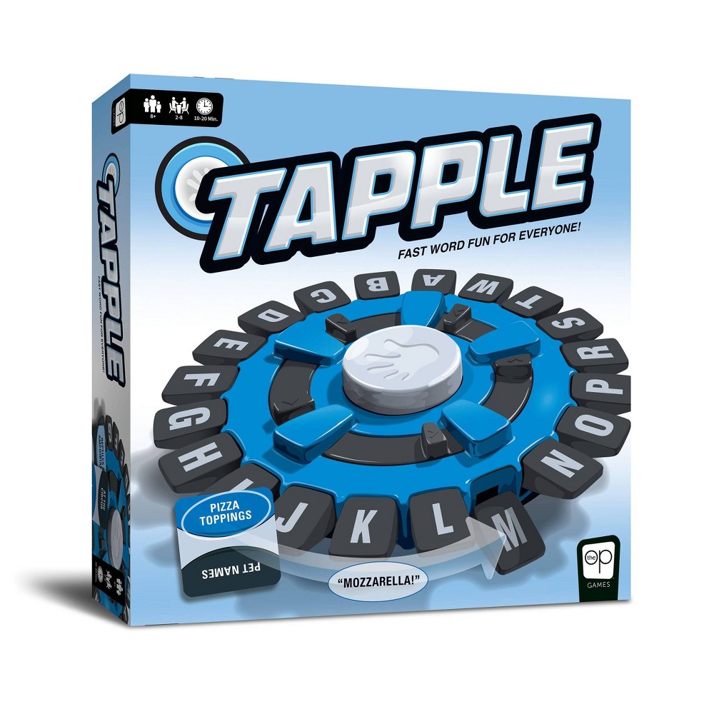 Tapple Word Game  Fast-Paced Family Board Game  Choose a Category & Race Against the Timer to be the Last Player  Learning Game Great for All Ages