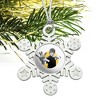 Bruce Lee Walk On Metal Snowflake Christmas Tree Holiday Ornament - 2 of 3