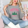 Simply Sage Market Women's North Pole University Pink Trees Short Sleeve Garment Dyed Tee - 2 of 3