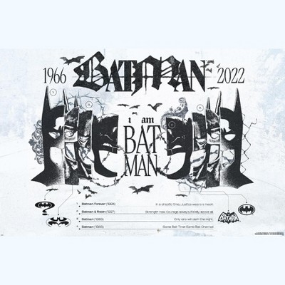 Trends International DC Comics Batman: 85th Anniversary - Masks Framed Wall Poster Prints
