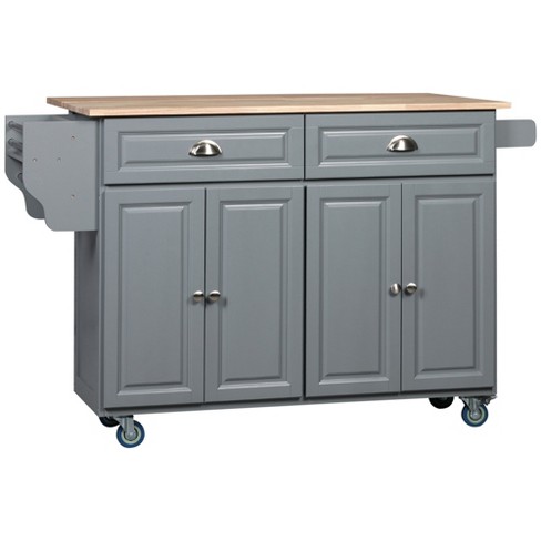 Kitchen Storage Cabinet,Storage Racks, Kitchen Island on 4 Wheels