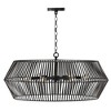 Capital Lighting Kaiya 6 - Light Chandelier in  Matte Black - 3 of 4