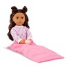 Our Generation Larissa 18'' Slumber Party Doll Sleeping Bag & Sleepover Accessories Set - 2 of 4