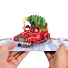Paper Love Pop Up Christmas Card, 3D Christmas Car for Him, Her, Kids, Adults, 5" x 7" Cover - Includes Envelope and Note Tag - 3 of 4
