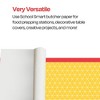 School Smart Kraft Wrapping Paper Roll, Uncoated, 50 lbs, 36 Inches x 1000 Feet, White - 4 of 4