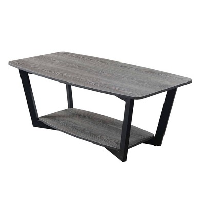 Graystone Coffee Table Weathered Gray/Black - Breighton Home