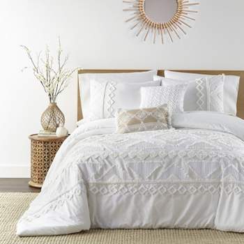Harleson - Comforter Set - Cream & White - Levtex Home