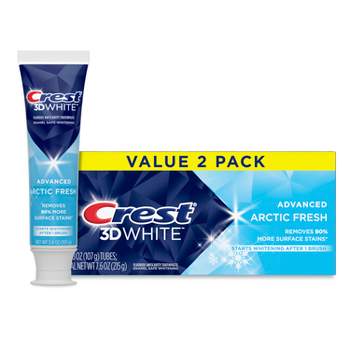 Crest 3D White Advanced Teeth Whitening Toothpaste, Arctic Fresh