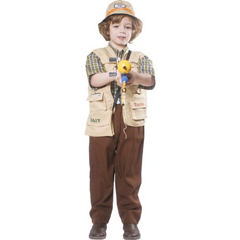 Dress Up America Fisherman Costume for Kids - Small