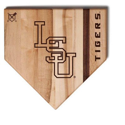 NCAA 12-Inch Wooden Home Plate Cutting Board, LSU Tigers