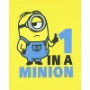 Minions Boys' Pajamas One In A Minion Sleep Shirt and Pant 2 Piece Sleep Set Multicolored - 4 of 4