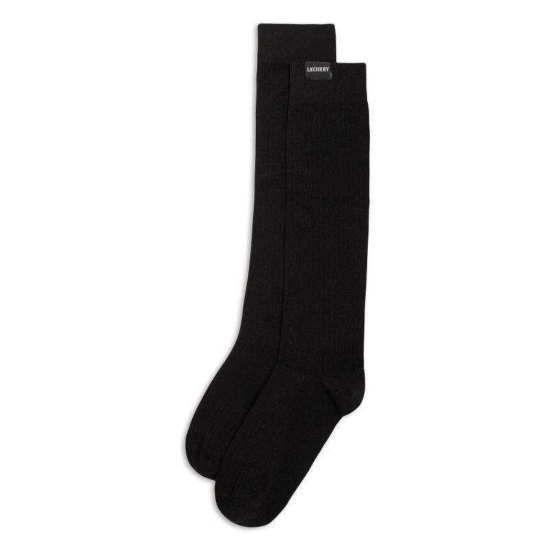 LECHERY® Unisex Classic Cotton Blend Woven Tab Knee-highs (1 Pair), 2 of 4