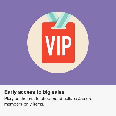 Early access to big sales. Plus, be the first to shop brand collabs & score members-only items.