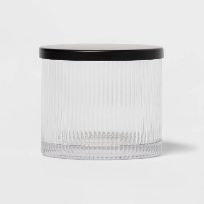 Medium Glass Storage Canister with Wood Lid - Threshold™