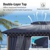 Captiva Designs 10x13 Patio Gazebo with Screened Canopy & Mosquito Netting – Heavy Duty Outdoor Shelter for Lawn and Garden - 4 of 4