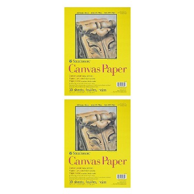 Strathmore 300 Series Canvas Pads 9 in. x 12 in. 10 sheets [Pack of 2](PK2-310-9) 36736-PK2