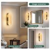 AndMakers 3.5 in. LED Wall Sconce with Marble Shade (Set of 2) - 3 of 4