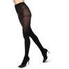 Memoi Women's Textured Chains Opaque Nylon Tights - 4 of 4