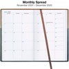Global Printed Products 14 Month 5"x8" Planner Brown and Black 2025 - 3 of 4