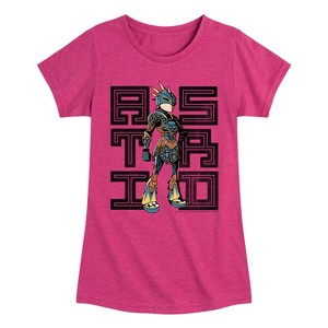 Girls' - How to Train Your Dragon - Astrid Stacked Fitted Short Sleeve Graphic T-Shirt - 1 of 4