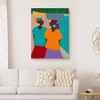 30" x 40" Les Femmes by Synthia Saint James Canvas Art Print - Masterpiece Art Gallery: Tropical Beach Scene, Unframed Wall Decor - 3 of 4
