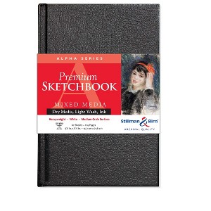 Stillman & Birn Alpha Series - Hardbound Sketchbook - Portrait 5 x 8 - 150gsm White Paper - 1 of 2