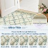 GustoWave Various sizes Floral Neutral Washable Hallway Low Pile Area Rug for Bedroom, Living Room, Sage Green - 3 of 4