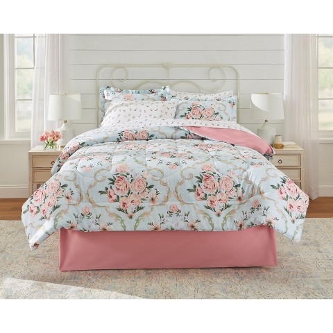 BrylaneHome Wentworth Bed-In-A-Bag Comforter Set - Queen, Floral Multi
