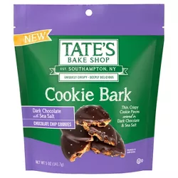 Tate's Bake Shop Cookie Bark Dark Chocolate with Sea Salt - 5oz