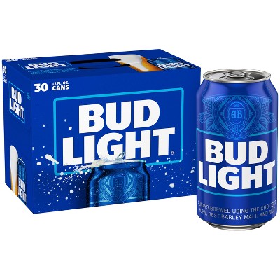 Bud Light Beer - 30pk/12 fl oz Cans