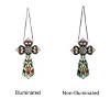 Chloe Lighting Adelina Victorian Tiffany-Style Stained Glass Window Panel 13" - 3 of 4
