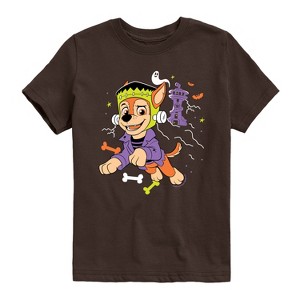 Boys' - Paw Patrol - Chase Halloween Short Sleeve Graphic T-Shirt - 1 of 4